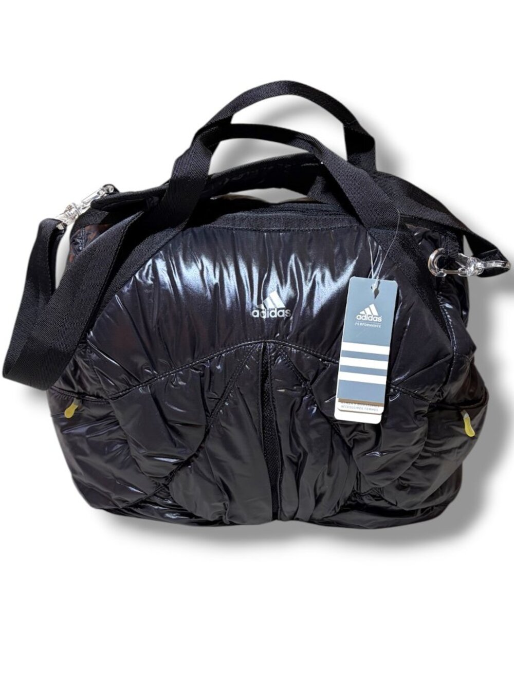adidas Black Wire Frame Yoga Gym Duffel Bag